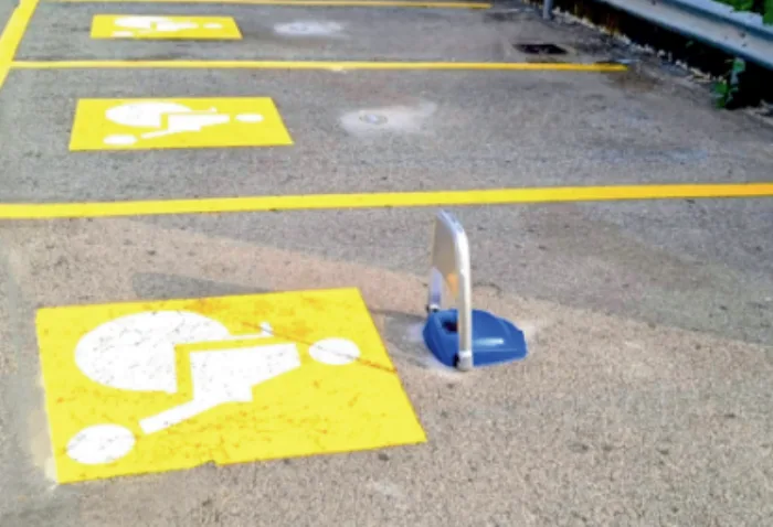 Plazas PMR con barrera inteligente en el Park and Ride de Malgrat de Mar